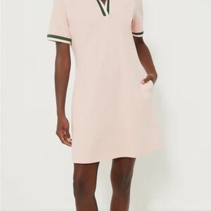 Tuckernuck Pink Polo with Green and White Accents